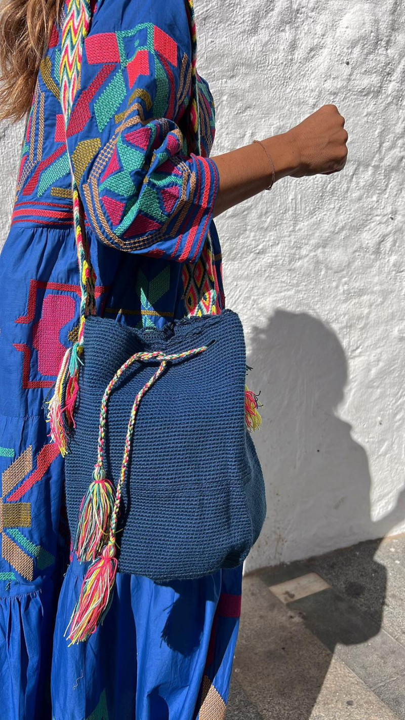 WAYU azul, bolso WAYU azul, bolso