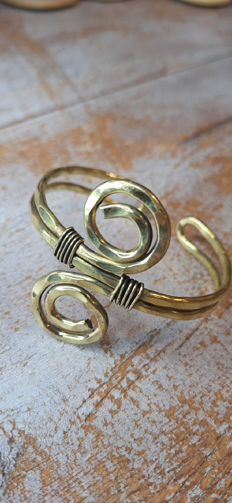 CANELA oro viejo, brazalete CANELA oro viejo, brazalete