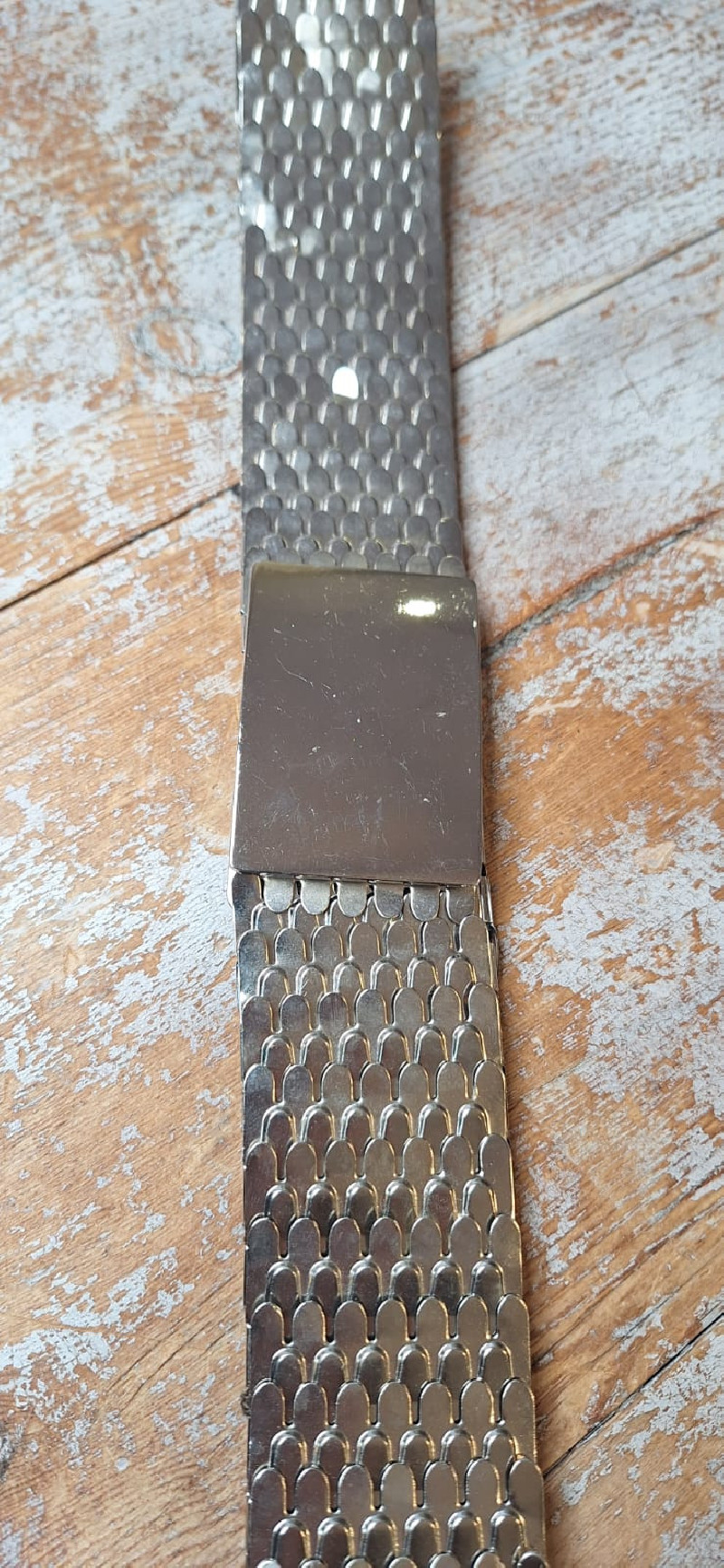 PELLIN plata, cinturón acero