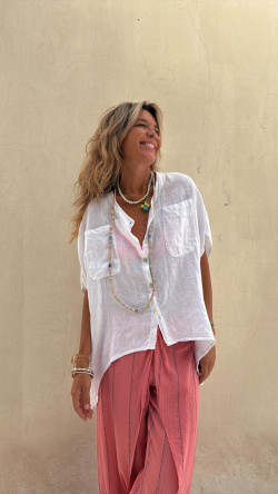 NAPOLES blanca, camisa