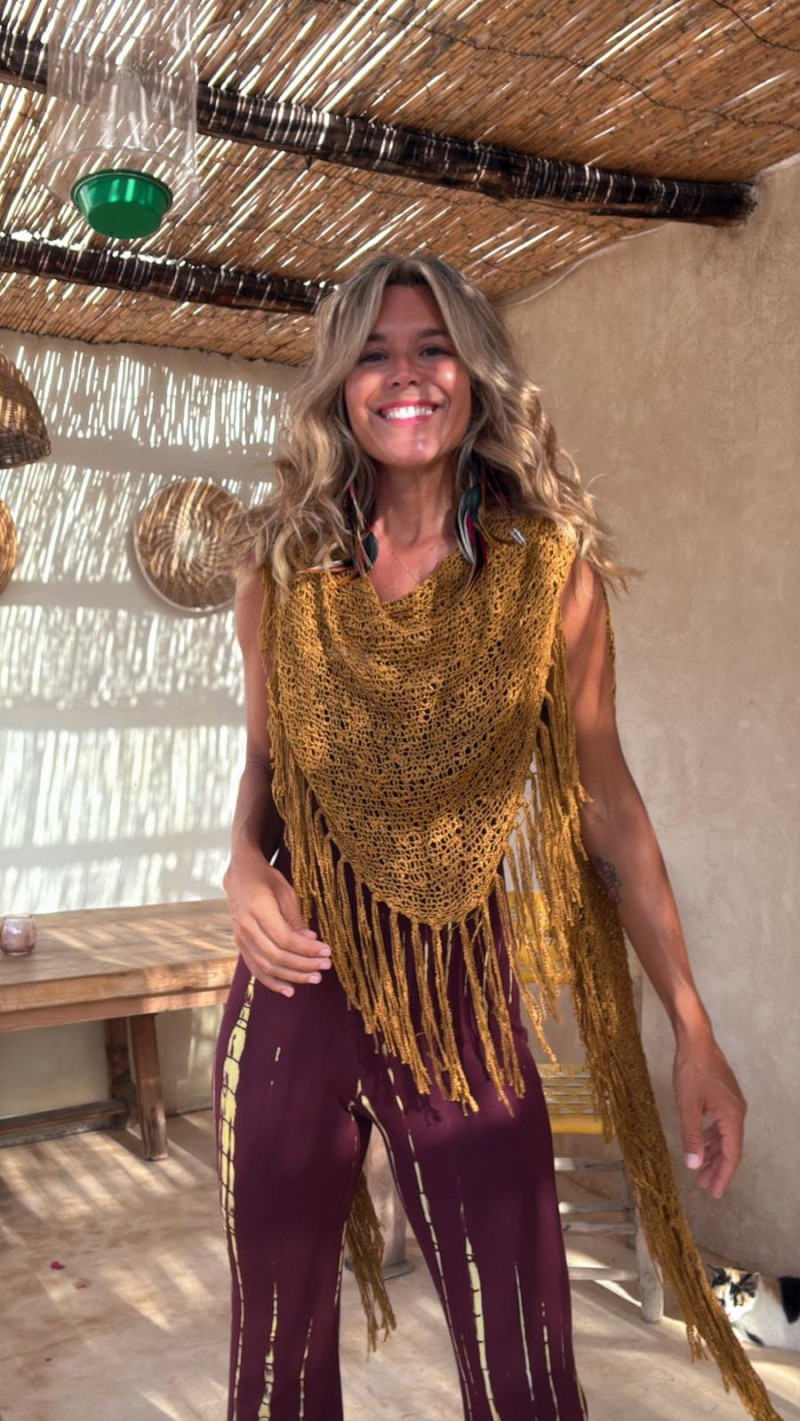 MARIAS mostaza, pañoleta