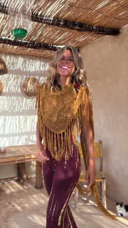 MARIAS mostaza, pañoleta