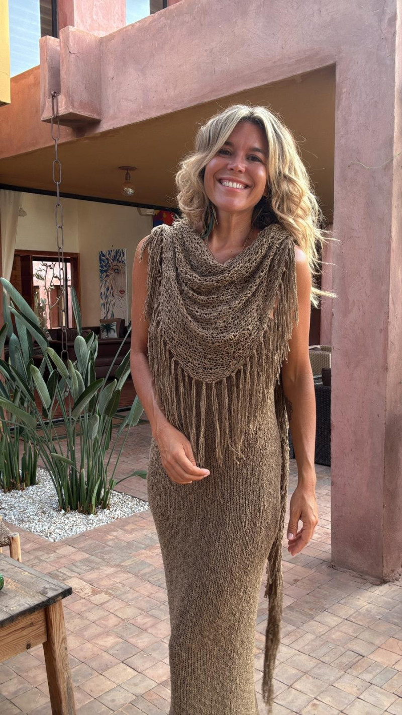 MARIAS taupe, pañoleta