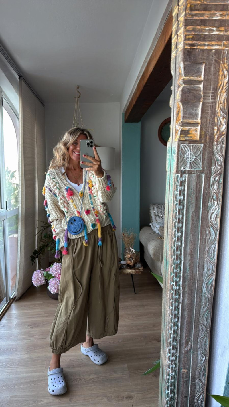 AMARFI  camel, pantalón