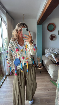 AMARFI  camel, pantalón