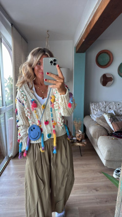 AMARFI  camel, pantalón