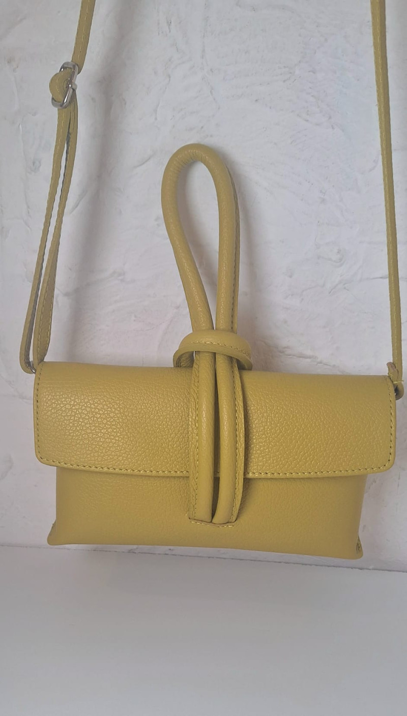 QUECO aceituna, bolso piel