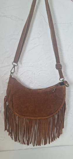 MALU marrón, bolso ante