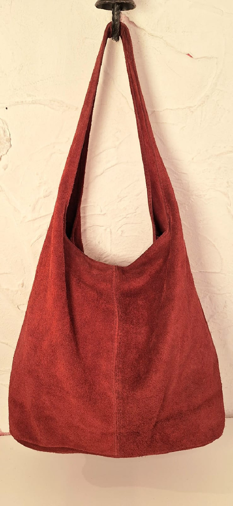 MORANTE burdeos, bolso ante