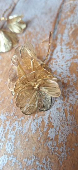 ANI dorado, pendientes