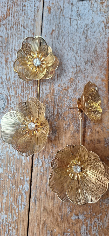 TULI dorado, pendientes