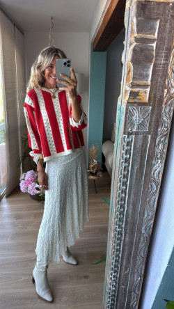 TRIANA blanco/rojo, jersey