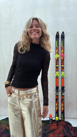 BELE dorado, pantalon