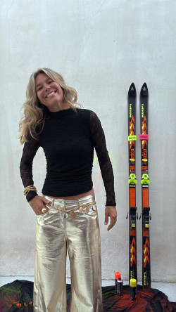 BELE dorado, pantalon