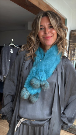 RAVEN bufanda, turquesa