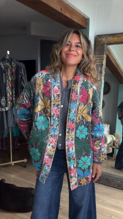 OFERIA chaqueta bordada