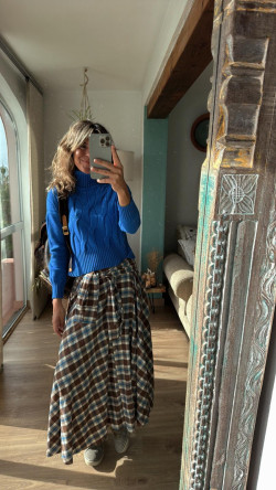 KLODIA falda cuadros