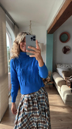 KLODIA falda cuadros