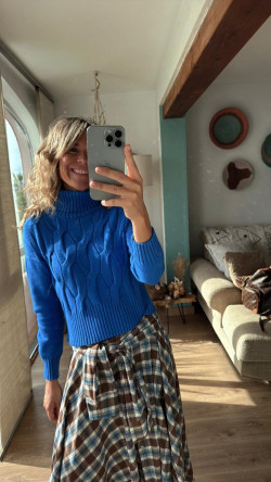 KLODIA falda cuadros