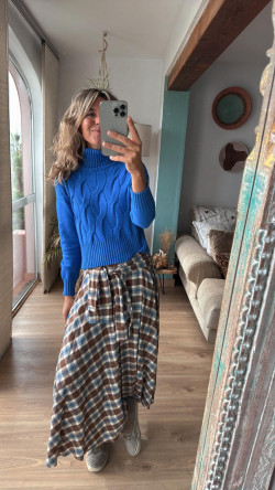 KLODIA falda cuadros