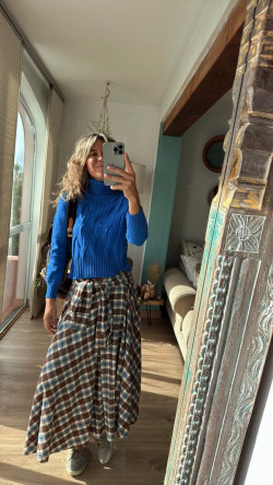 KLODIA falda cuadros