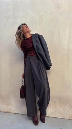 LONDON  pantalón, gris