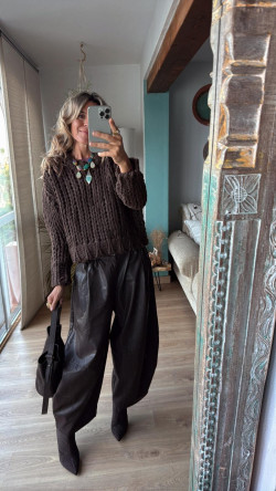 SECRET pantalón marron