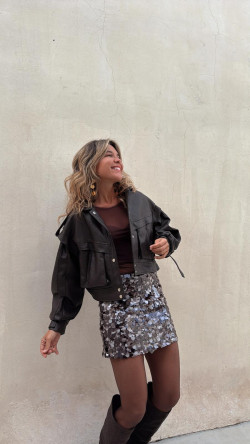 RIHANA falda lentejuelas