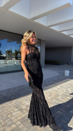 MILI negro, vestido largo