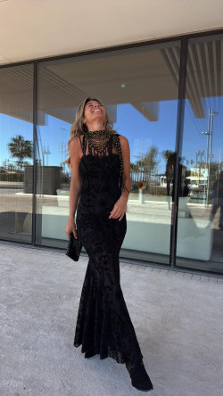 MILI negro, vestido largo