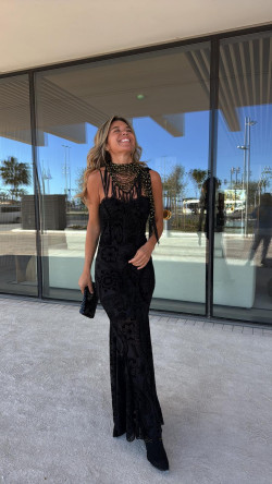 MILI negro, vestido largo