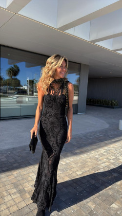 MILI negro, vestido largo