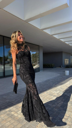 MILI negro, vestido largo