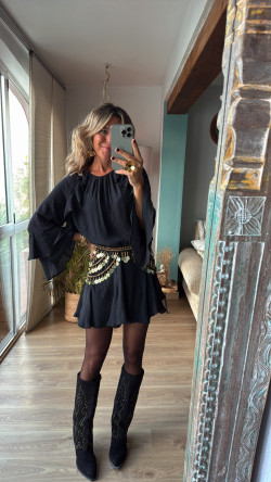 Cuzco, vestido corto volantes