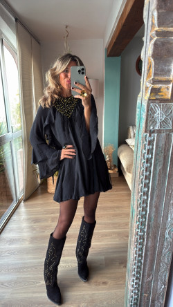 Cuzco, vestido corto volantes