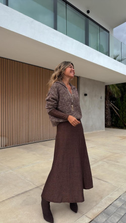 EVA jersey matizado camel