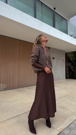 EVA jersey matizado camel