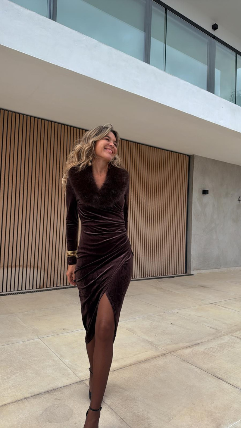 ESTELLA  vestido marrón