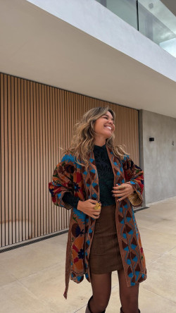 JESSE minifalda marrón