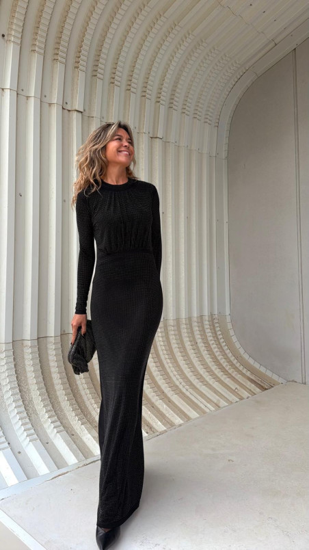 SORELLA negro, vestido largo