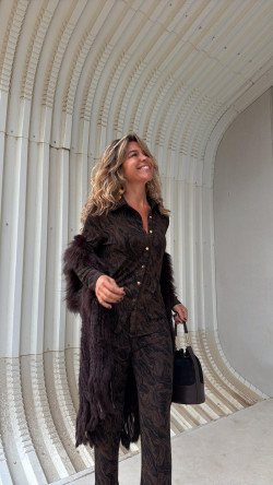 TIGRIS camisa marrón