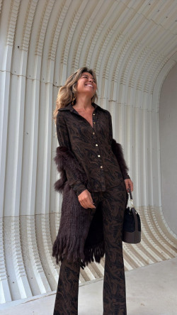 TIGRIS camisa marrón