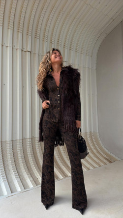 BOND matizado camel/marrón