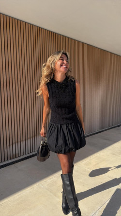 SOLEDAD jersey negro