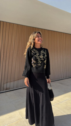 DAYS, jersey  negro-dorado DRESS CODE