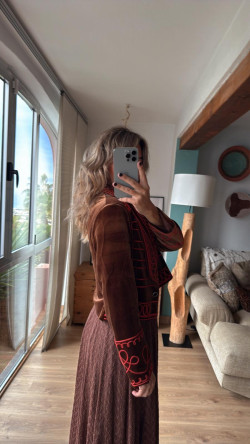 LILLY chaqueta, marrón