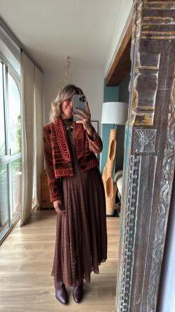 LILLY chaqueta, marrón