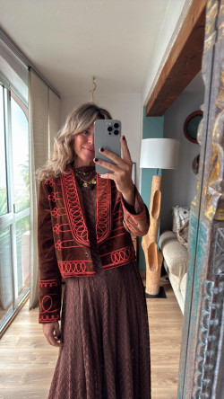 LILLY chaqueta, marrón