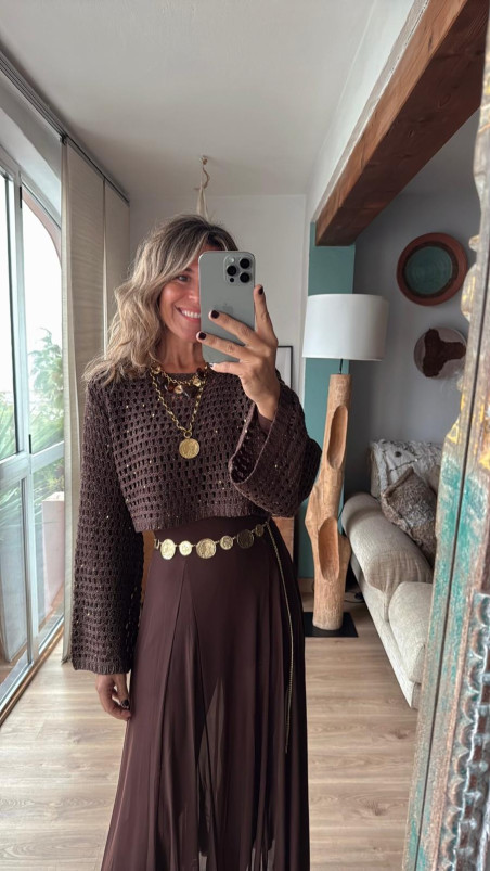 NEGRONI jersey marrón