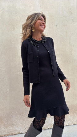 YAILIN conjunto vestido/rebeca